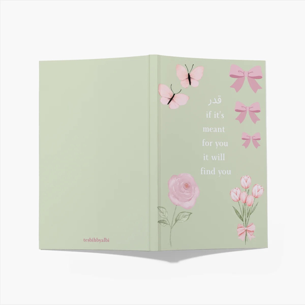 Qadr Softcover Notizheft/Journal in hellgrün