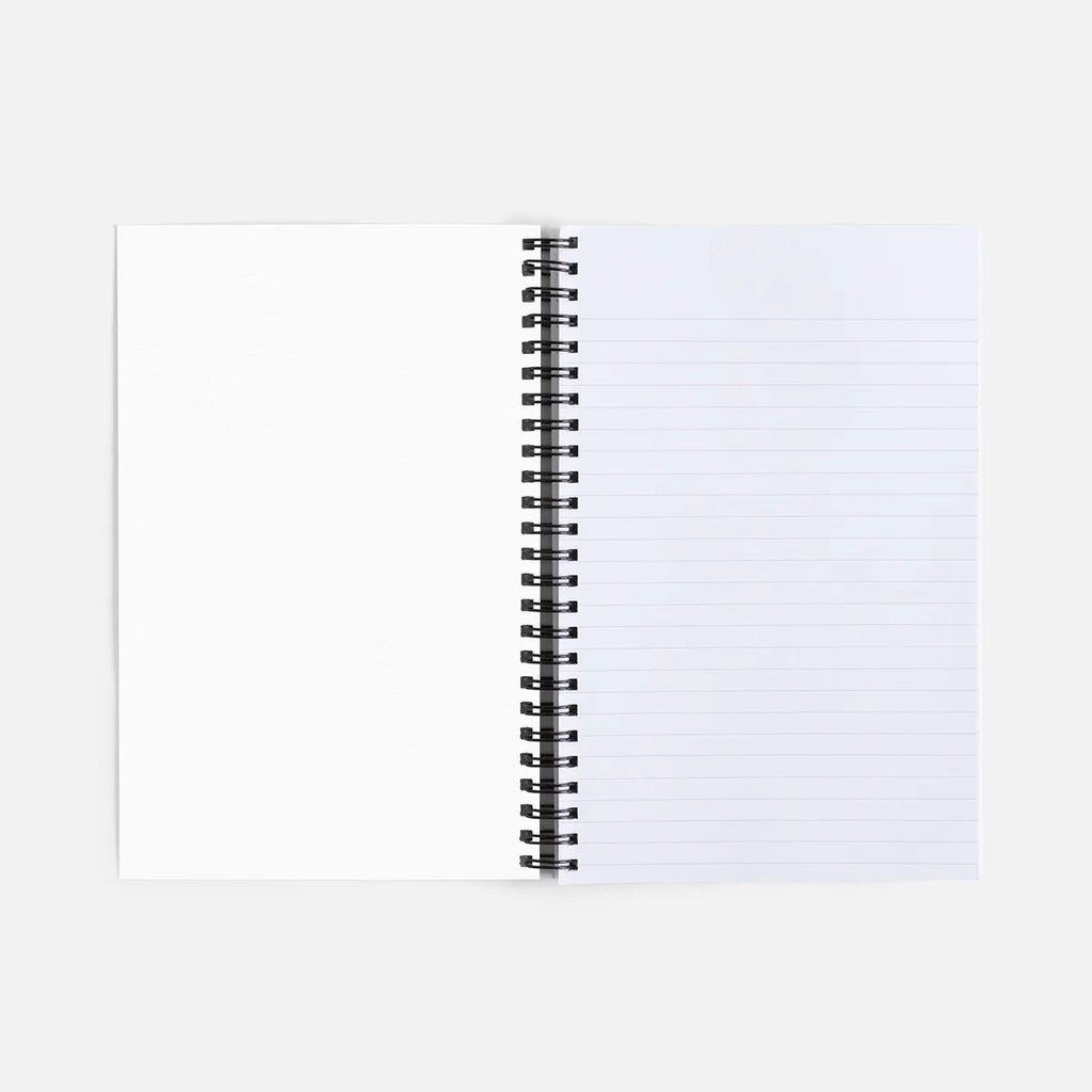 Qadr Spiral Notizheft/Journal in hellblau
