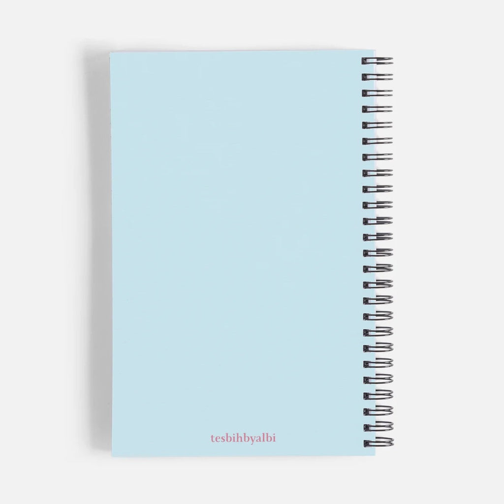 Qadr Spiral Notizheft/Journal in hellblau