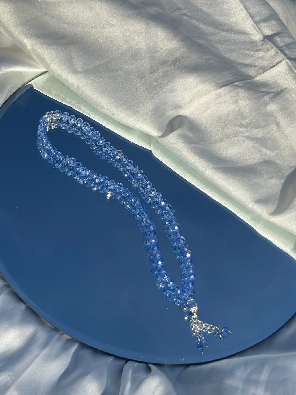Shiny Tesbih in Hellblau