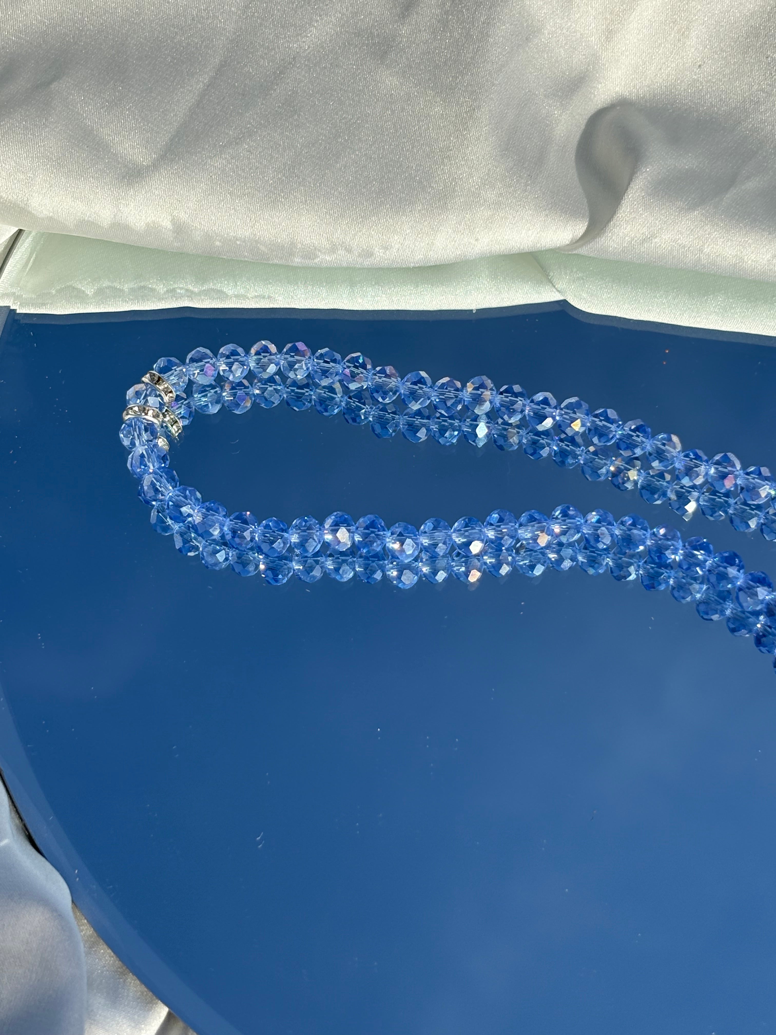 Shiny Tesbih in Hellblau