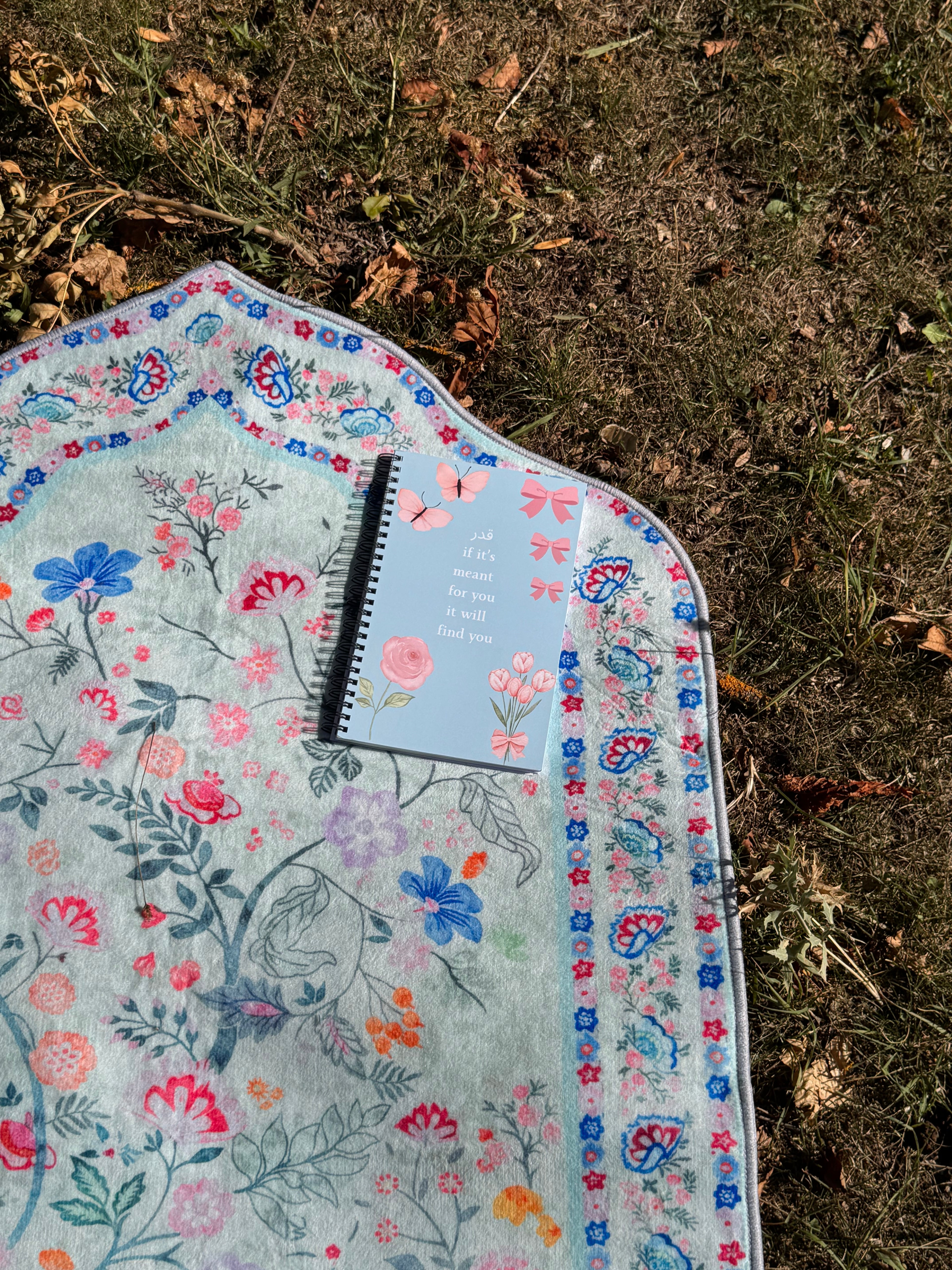 Qadr Spiral Notizheft/Journal in hellblau