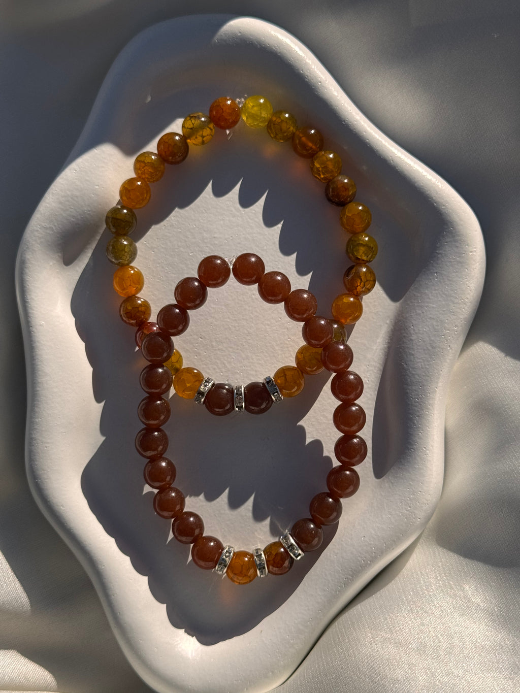 Eye Color Bracelet 2-piece Set without Letters