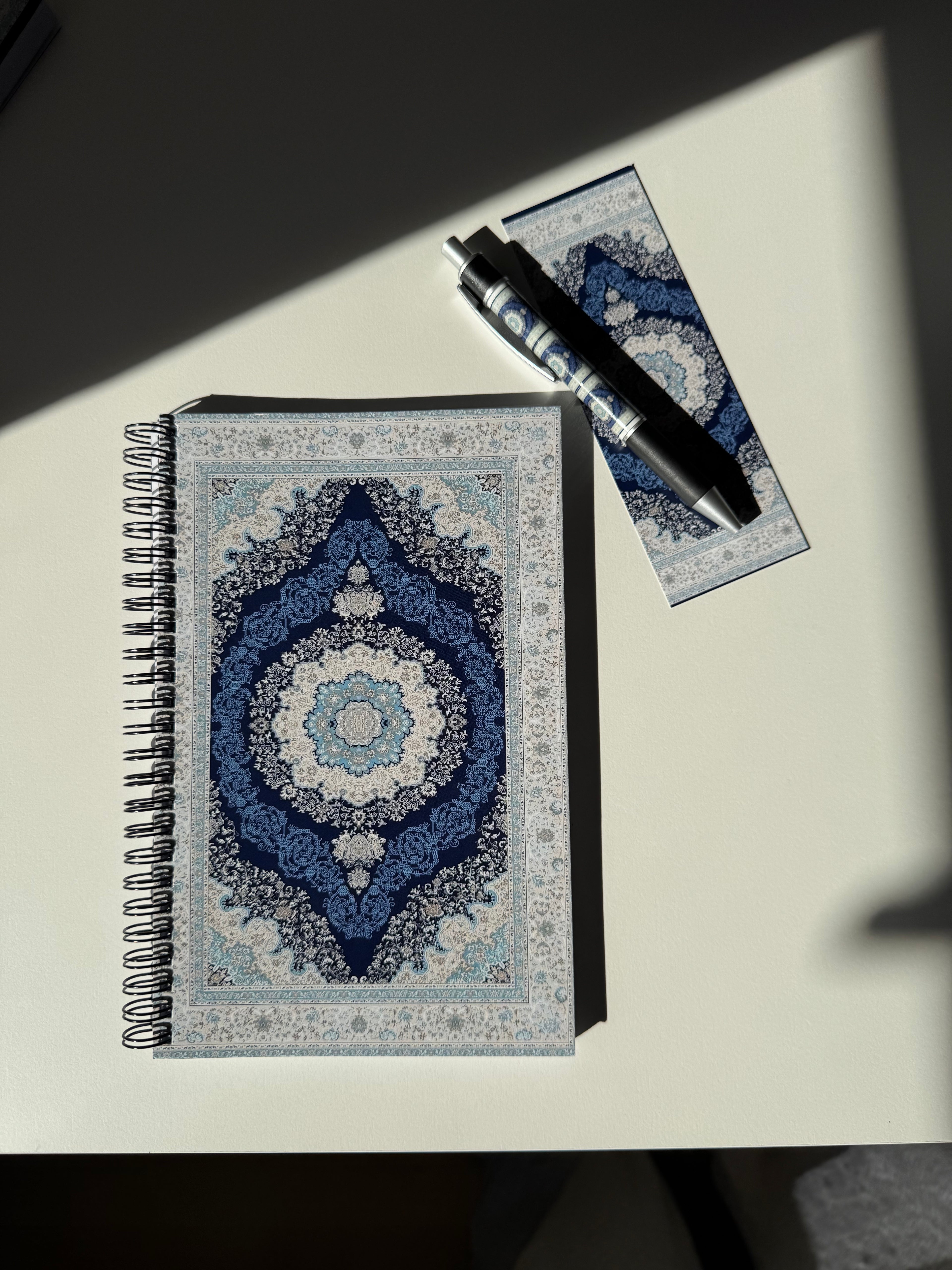 Saphire Blue Spiral Notebook Set in blue 💙