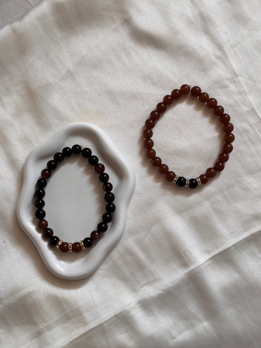 Augenfarben Armband 2er-Set
