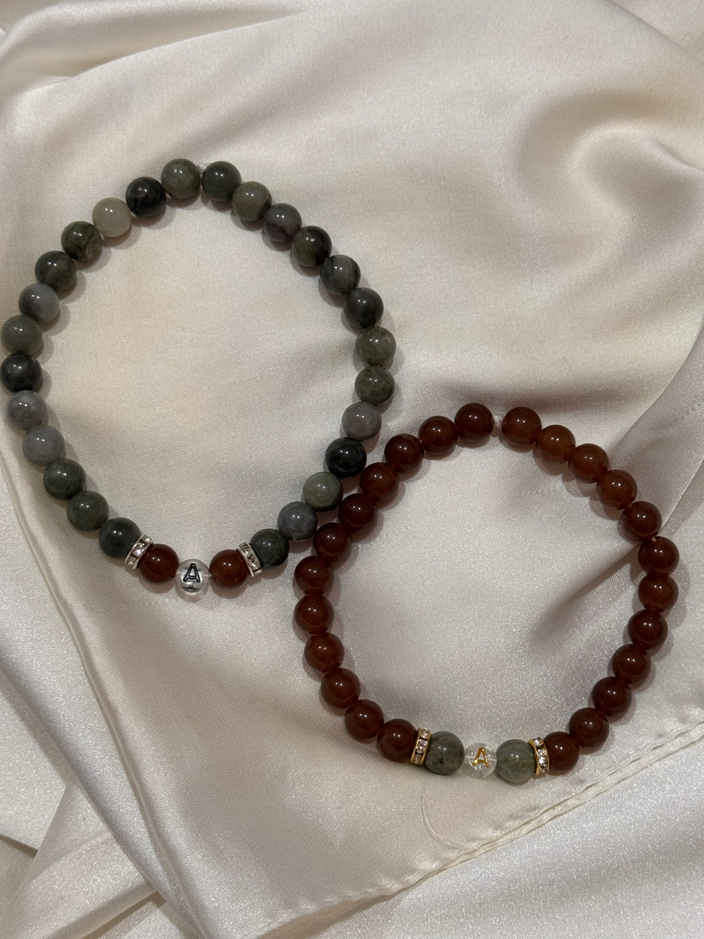Augenfarben Armband 2er-Set