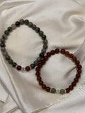 Augenfarben Armband 2er-Set