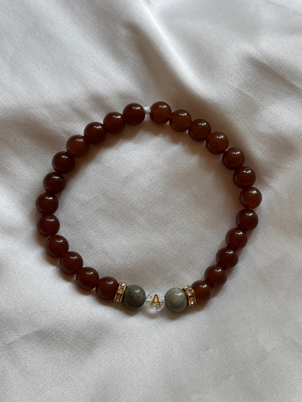 Augenfarben Armband mit Buchstaben