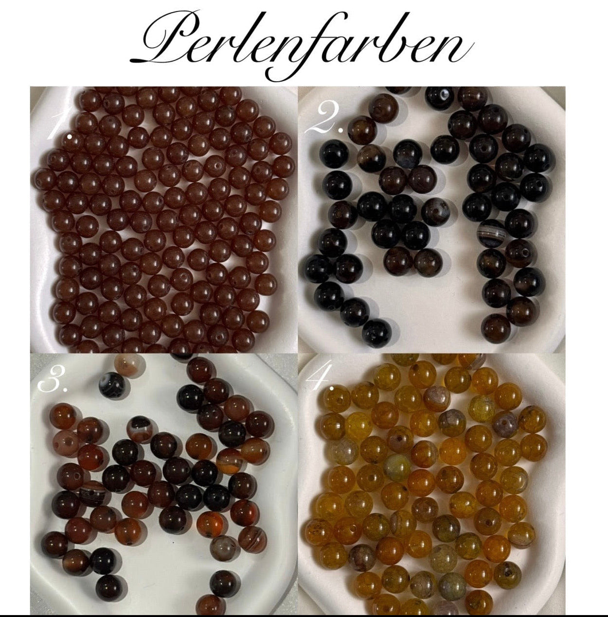 Augenfarben Armband mit Buchstaben