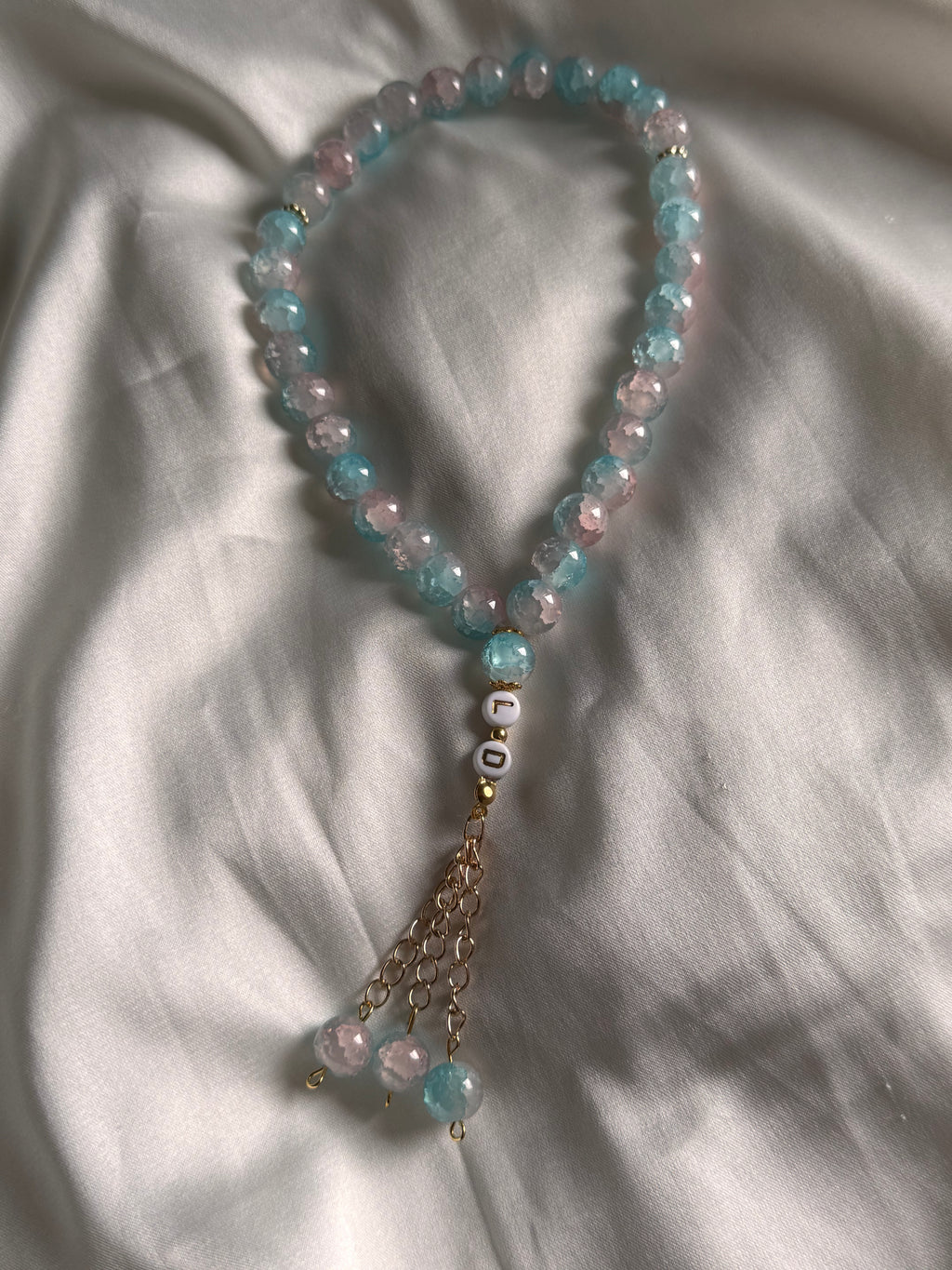 Noor Tesbih in babyblau & babyrosa