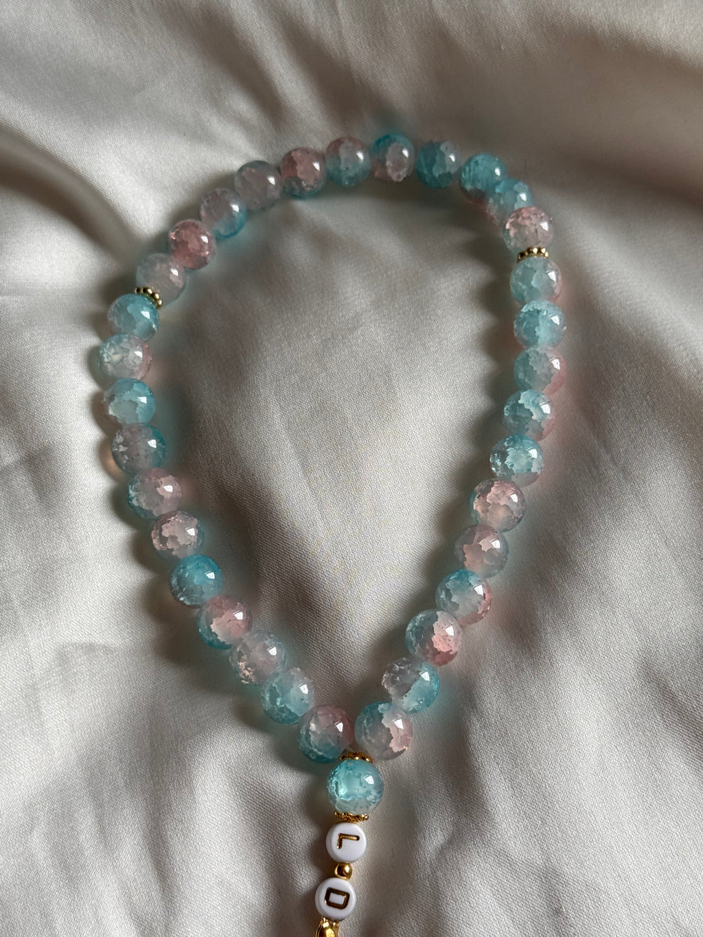 Noor Tesbih in babyblau & babyrosa