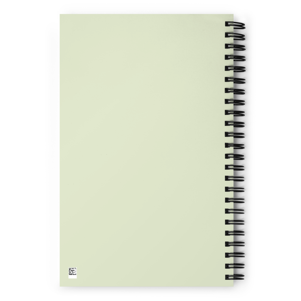 Spiral Notizheft/Journal in hellgrün